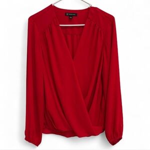 Elegant Red Women's Blouse